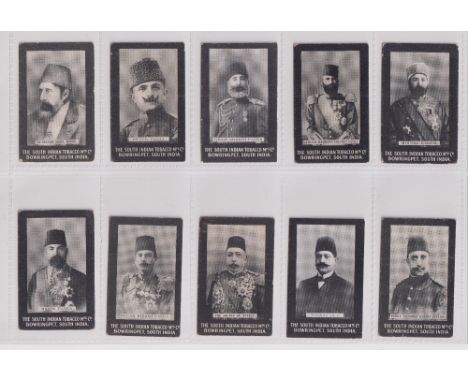 Cigarette cards, India, The South India Tobacco Mfg. Co, Actresses 'ALWICS' and Moslem Personalities (set, 25 cards) (some wi