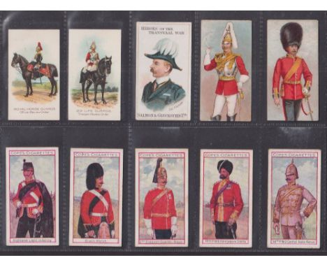 Cigarette cards, 50 cards, all Military related including Lambert & Butler Types of British Army & Navy (2 cards Brown Specia