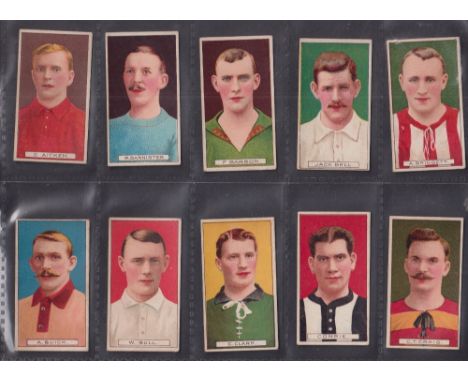 Cigarette cards, Football, Cohen Weenen, Football Captains 1907-08 (set 60 cards) includes Raisbeck, Needham, Crompton etc (a