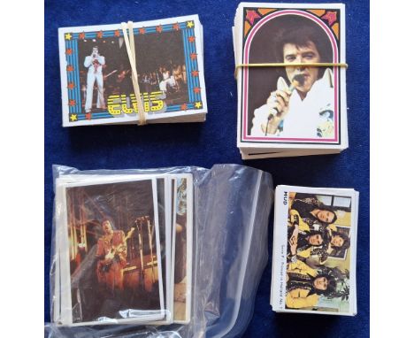 Trade cards, Pop / Rock Music, 4 part sets including Dandy Gum Pop Stars 'P' series (60 cards, numbers 1 to 60), Boxcar Enter
