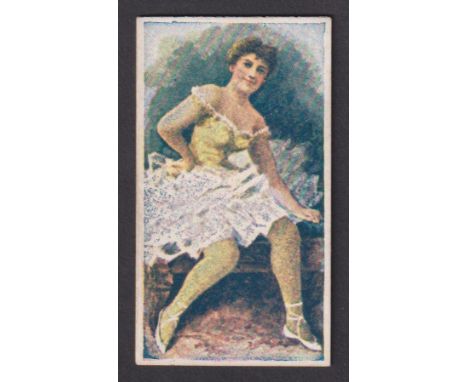 Cigarette card, J. & F. Bell Ltd, Beauties (Tobacco Leaf & Scotia Back), type card, ref. H32, picture no 22 (gd) (1) 