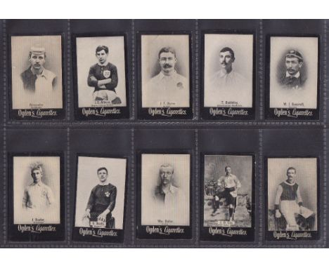 Cigarette cards, Football, Ogden's Tab type item 95C Footballers, 42 cards including G O Smith, Raisbeck etc (mostly gd, a fe