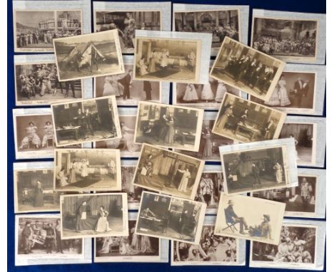 Postcards, Theatre, a selection of 113 cards of play scenes and actors, mostly Edwardian, from 'The Hope' (9), 'If I Were Kin