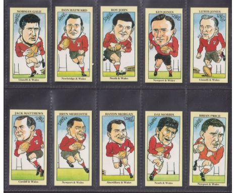 Trade cards, Rugby, 3 sets Ritchie & Company (2, Welsh Wizards, Arms Park Heroes), plus WPL Alarms Welsh Rugby Legends (vg)
