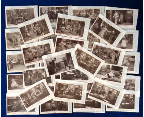 Postcards, Theatre, a collection of 111 postcards of play scenes and actors, mostly Edwardian, from 'The Duke's Motto' (11), 