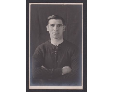 Football postcard, Tottenham Hotspur, b/w photographic card showing Chipperfield of Tottenham by G A Laver of Thornton Heath 