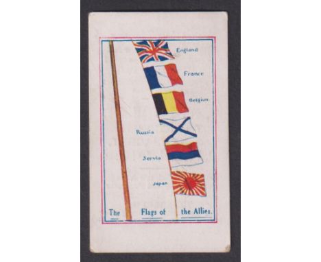 Cigarette card, T. W. Conquest, Army Pictures, Cartoons etc, type card, 'The Flags of the Allies' (gd) (1) 