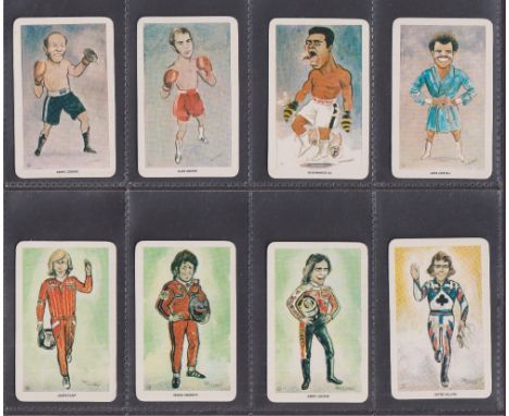 Trade cards, Venorlandus, Heroes of Sport (set 48 cards) including Muhammad Ali, Pele, Jack Nicklaus etc (vg)