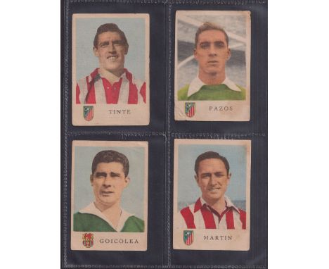 Trade cards, Spain, Cancela Chocolates, Footballers, 107 large size cards from two different series, one numbered, the other 