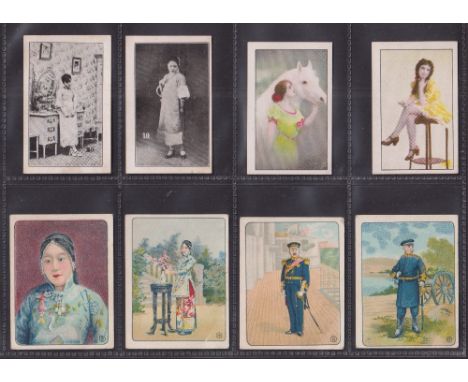 Cigarette cards, China, selection of 120 'M' size cards, odds, part sets & sets inc. Wah Shing Tobacco Co, Wu Lung Tob. Co, S