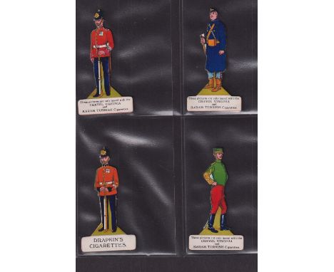 Cigarette cards, Drapkin Soldiers & their Uniforms (shaped) (set 25 cards, 23 with Crayol brand, 2 cards with Drapkin Brand),
