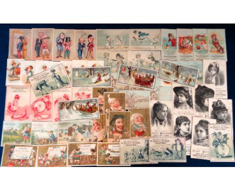Trade cards, USA, a collection of approx. 50 early, non insert, advertising cards, various issuers inc. H.L. Day (Wakefield, 
