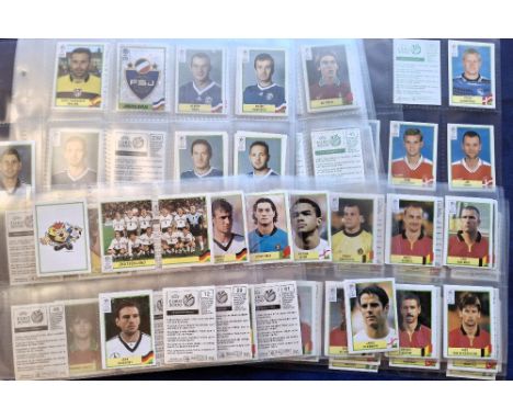 Trade stickers, Football, Panini Euro 2000 2 part sets, black back version (169 stickers) & green back version (66 stickers) 