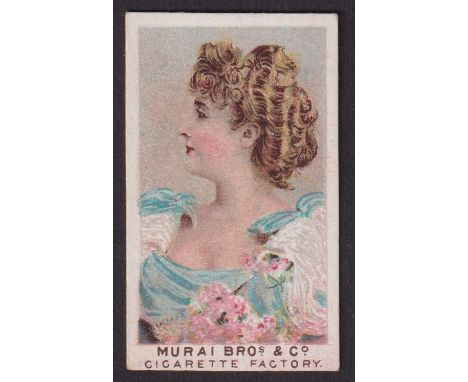 Cigarette card, Japan, Murai, Beauties (As Smith's Adverts), type card, ref. H403, picture no 6 (gd) (1)