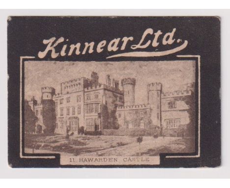 Cigarette card, Kinnear, Views ('Taffrail Navy Cut' back), 'K' size, type card, no 11 Hawarden Castle (just gd) (1)