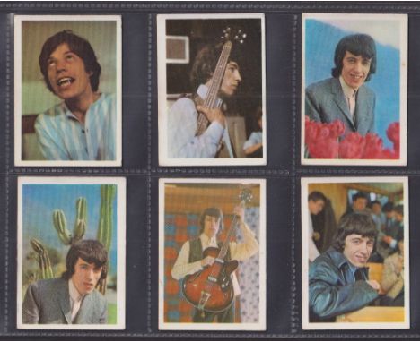 Trade cards, A&BC Gum, Rolling Stones (set 40 cards) (7 cards slightly grubby, rest gen gd/better)