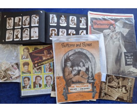 Trade cards & ephemera, Film related cards, trade cards including Bridgewater / De Beukelaer issues (approx. 200) loose and i