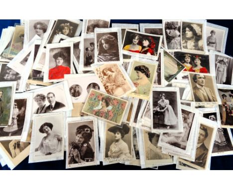 Postcards, Theatre, 250 cards of Victorian/Edwardian actors including Henry Irving, Ellen Terry, Lewis Waller, Irene Vanbrugh