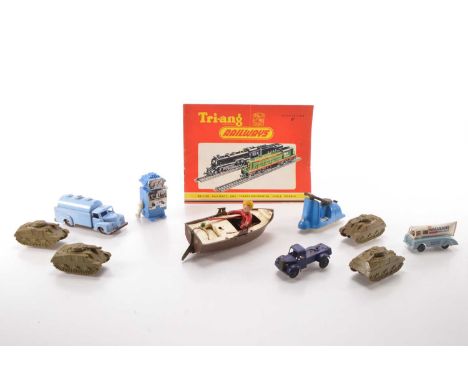 Collection of Tri-ang and other makers plastic mostly Transport Toys and Third Edition Railway Catalogue (11) Tri-ang, Minic 