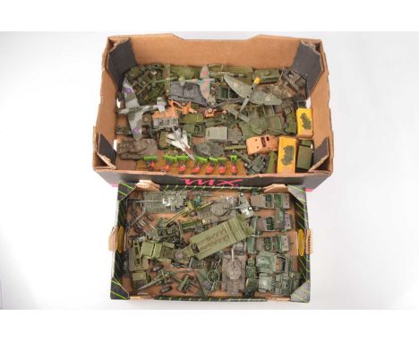 Postwar and Later Military Playworn Diecast Vehicles (60+), vintage vehicles, includes, Dinky, Corgi, Matchbox, Britain's, In