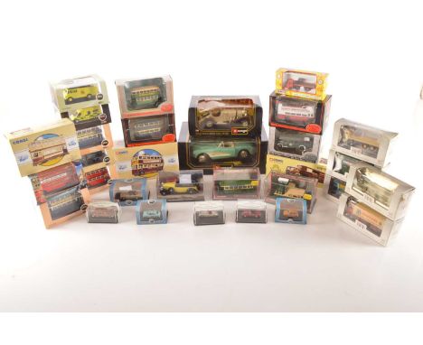 Modern Diecast 1:18 Scale and Smaller Vintage and Modern Private  Commercial and Emergency Vehicles (31), all boxed/cased, Bu