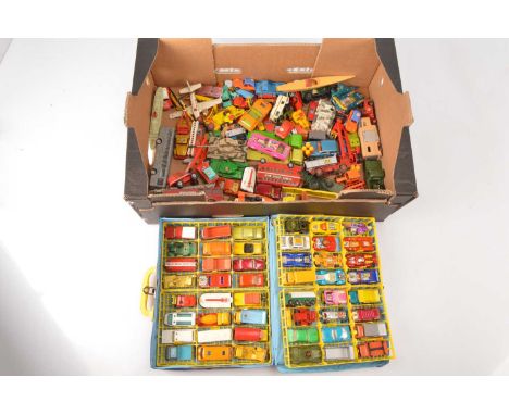 Post War and Later 1:43 Scale and Smaller Playworn/Unboxed Diecast Vehicles (100+), vintage, private, commercial, military ve