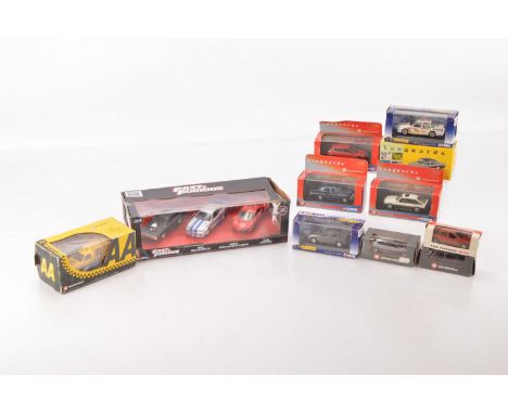 Collection of boxed and unboxed modern Diecast Vehicles by Corgi and other makers and Petrol Pumps (30+), boxed, Corgi Vangua