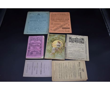 EXHIBITIONS/PROGRAMMES:&nbsp;'Grand Military Chess Tournament with Living Pieces...at the Cirque (late Hengler's), May 7th-9t