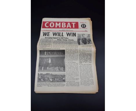 COMBAT:&nbsp;'Official Organ of the British National Party': collection of 23 issues from No.12 May 1961 - No.35 Sep 1965, li
