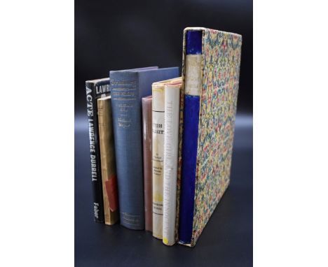 DURRELL (Lawrence):&nbsp;'Acte..', London, Faber, 1965: First Edition: 8vo, dustjacket a little rubbed to edges, signed by au