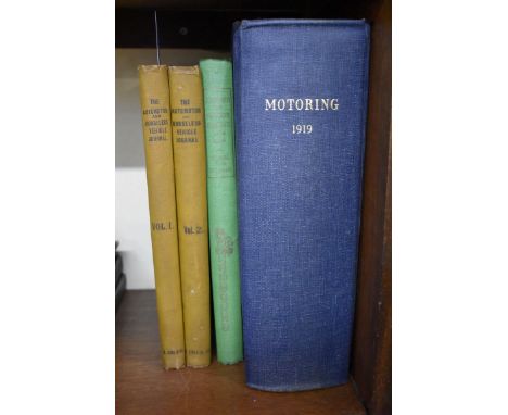 EARLY MOTORING:&nbsp;'The Auto Motor and Horseless Vehicle Journal...a Record and Review of Applied Automatic Locomotion': Vo