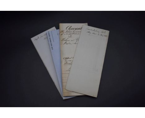 ARGYLL CONSTABULARY:&nbsp;group of 3 printed and 1 manuscript documents related, 1840s-50s, old folds. (4) 