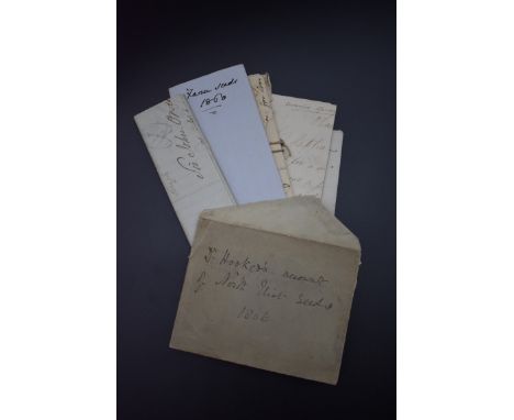 P LAWSON &amp; SON, NURSERY &amp; SEEDSMAN:&nbsp;receipt of purchases dated 19th Feb 1833, engraved billhead with extensive 2