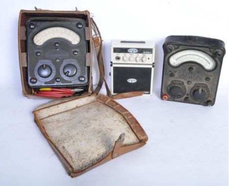 A collection of vintage 20th century audio Hi-Fi equipment to include EVH 5150III Micro Stack in ivory, and two Universal Avo