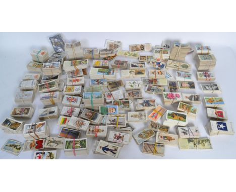 A large collection of vintage 20th century cigarette cards to include John Player &amp; Sons, W.A &amp; A.C Churchman, Ogden`