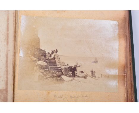 Of Local / Bristol Interest. An early 20th century scrap book to contain sepia photographs of Weston Super Mare, Bristol and 