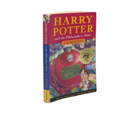 Rowling, J. K. Harry Potter and the Philosopher's Stone, first edition, 19th issue, signed by the author in bold blue ink, pa