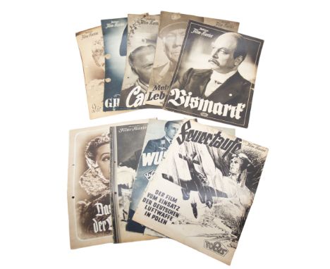 A collection of German IFK film programmes, 1935-1941, National Socialism era, comprising: Der alte und der junge K&ouml;nig 