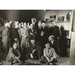 Brassai – Group at Picasso’s House, 1944, B/W Photograph, Later Print, Signed and Stamped,