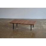French Modernist Slatted Coffee Table, 1960’s (FF 04) Located in London (22)