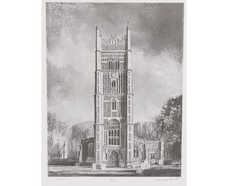 Cavendish Morton, (1911-2015) Eye Church, pencil signed lithograph, numbered 60/500, 31cm x 39cm