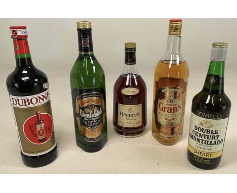 MIXED SPIRITS; a bottle of Glenfiddich Special Reserve single malt Scotch whisky, a bottle of Grant's Family Reserve Scotch w