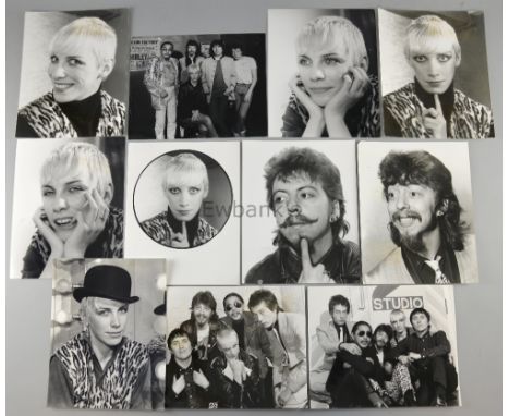 The Tourists & The Eurythmics, including images of Annie Lennox & Dave Stewart, 14 black & white photographs by Harry Goodwin