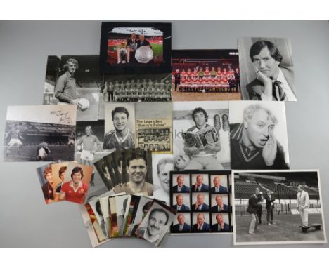 250+ Photographs of various Manchester United football players & staff of the past including Martin Edwards, Louis Edwards, M