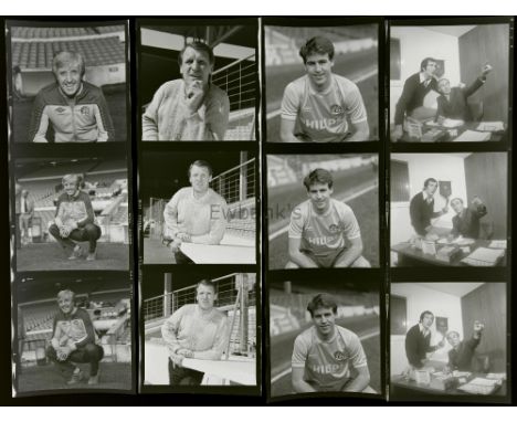 280+ Black & White negatives, mainly football including, Bill McNeill, Gary Pallister, Kevin Bond, Manchester City, Celtic & 