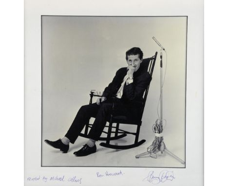 Harry Goodwin, black and white portrait photograph, with inscription on mount, 'Ron Howard, printed by Michael Collins' & sig