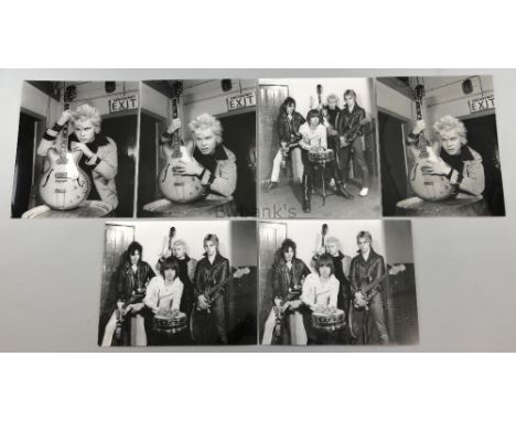 Six Black & White photographs of Generation X & Billy Idol, by Harry Goodwin, 25 x 20 cmProvenance: Collection of Harry Goodw