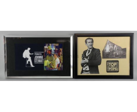 Harry Goodwin, Two personal framed montages relating to Top of The Pops including the final credits 'Produced by Johnnie Stew