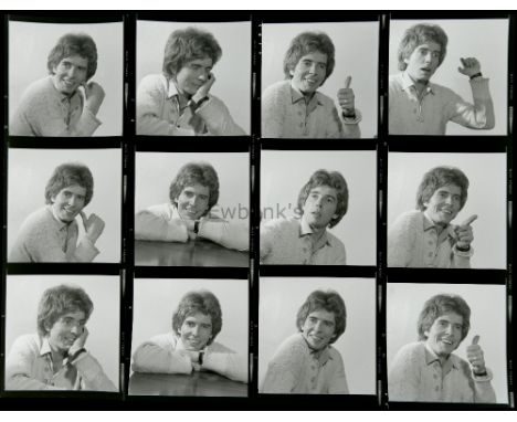 100 Black & white negatives, including 12 of Britt Ekland, Dave Bamber, David Dundas, Classix Nouveaux & others, by Harry Goo