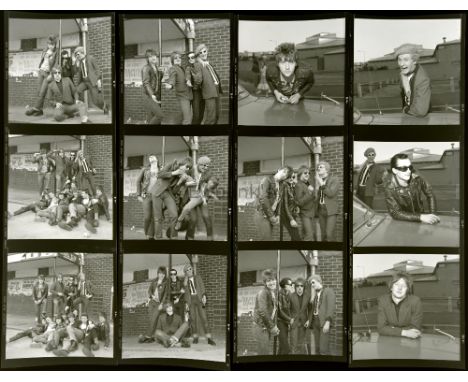 150 Black & White negatives including 24 of The Damned, Kid Creole, Ken Dodd, Jimmy Cricket & others by Harry Goodwin, sold w